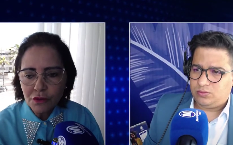 Emília fala em nova empresa no transporte público de Aracaju.
