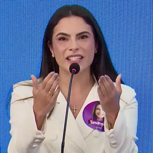 Com propostas e firmeza, Yandra foi a candidata mais preparada no Debate da Fan