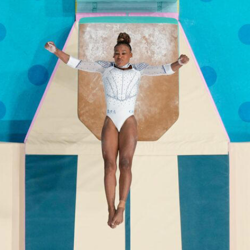 Olimpíadas 2024: Rebeca só perde para Biles de novo, ganha prata no salto e faz história